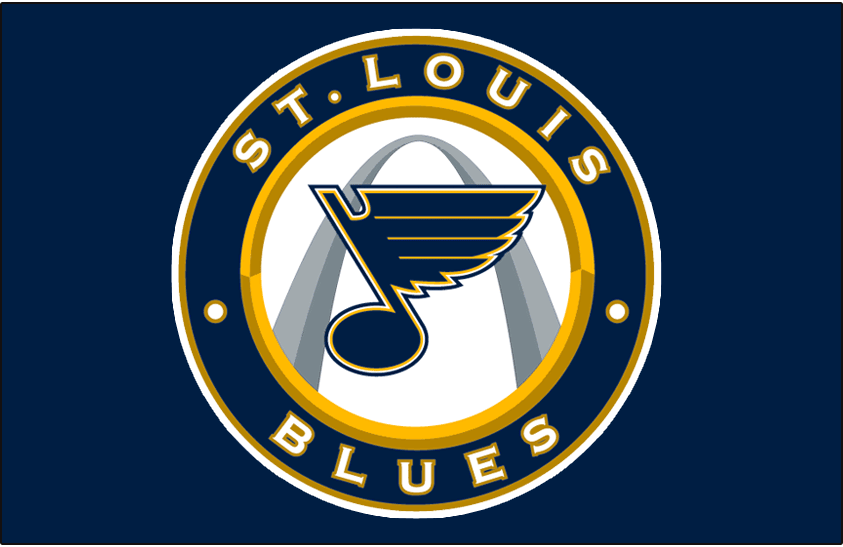 St. Louis Blues 2008 09-2016 17 Jersey Logo vinyl decal